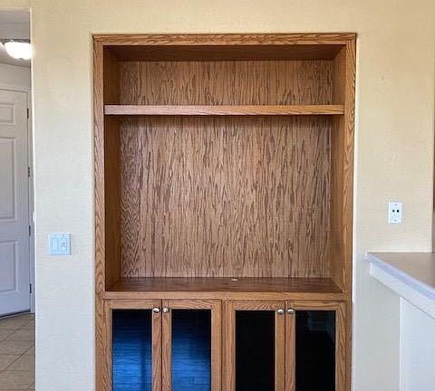 Built in entertainment cabinet