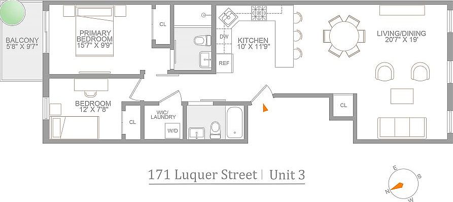 2nd image of 171 Luquer St Floor 3