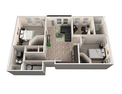 Floor plan Flat 301