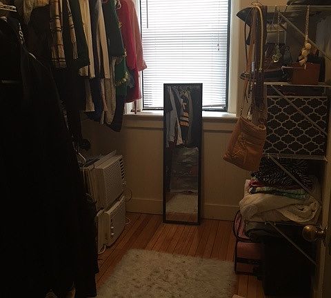 Master walk-in closet