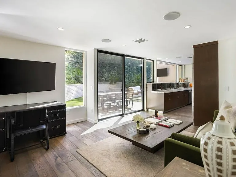 Whether you're watching your favorite show or tackling tasks, this versatile space ensures comfort and convenience throughout your stay.