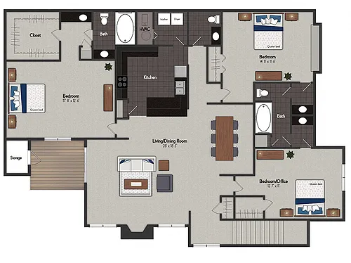 Floor plan Onyx - Townhome