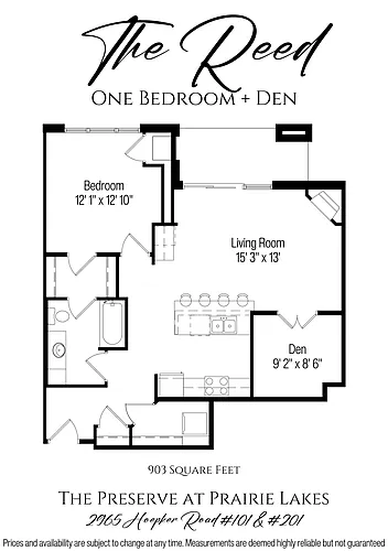 Floor plan Reed