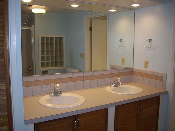 Master Bathroom with double sinks