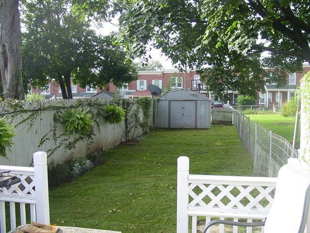 Backyard view from Deck