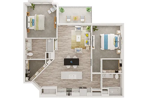 Floor plan B3