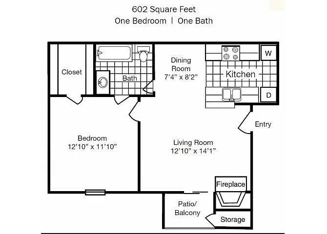 Floor plan B - Astoria