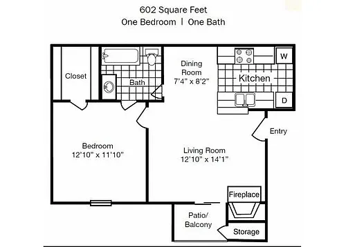 Floor plan B - Astoria