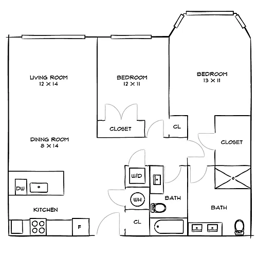 Floor plan Frontier 2D