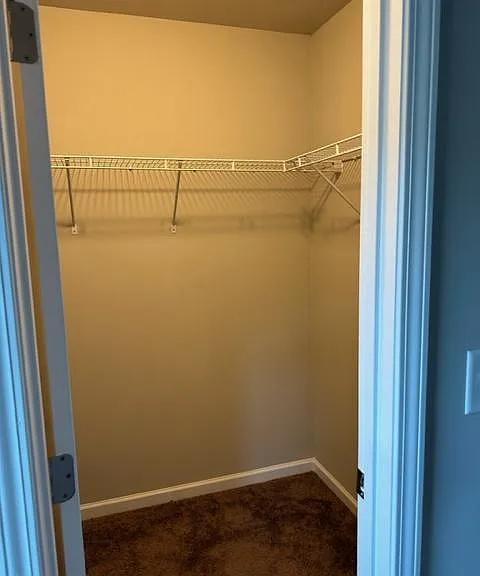 walk-in closet in master bed room