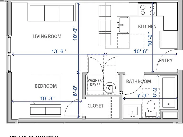 Explore this sleek studio layout designed for modern living in the heart of Provo. Explore this sleek studio layout designed for modern living in the heart of Provo.