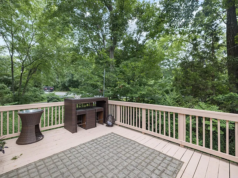 Large Deck Connected to Kitchen
