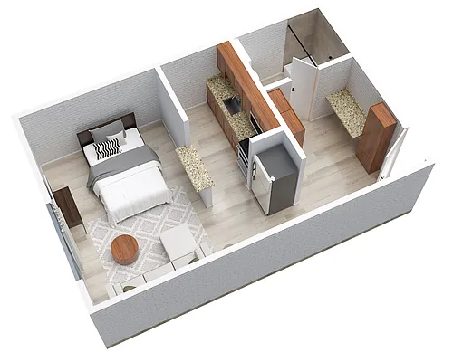 Floor plan Studio