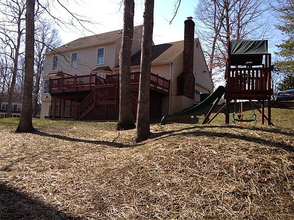 Back view, partial lot view
