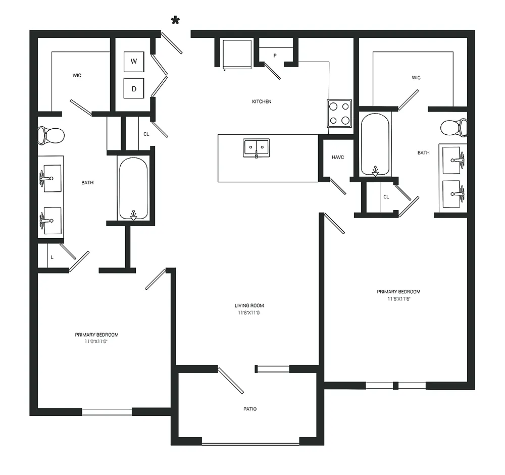 Floor plan B1