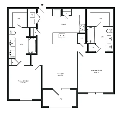 Floor plan B1