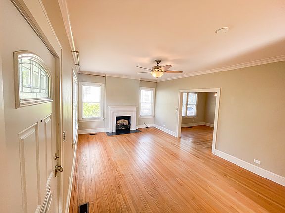 Front door, front living room