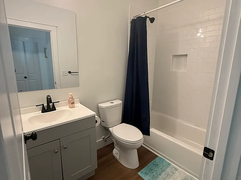 Hallway bathroom