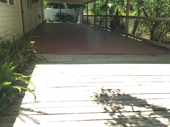 Huge insulated back porch