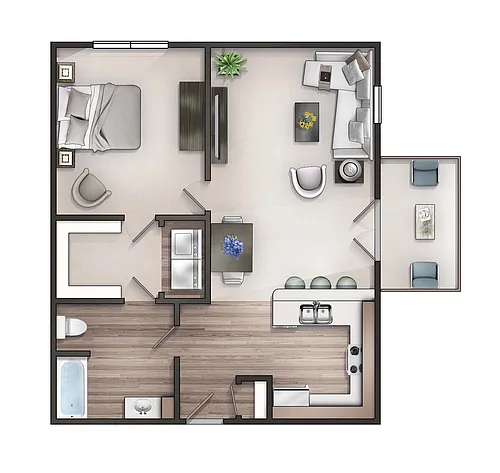 Floor plan The Hartwell