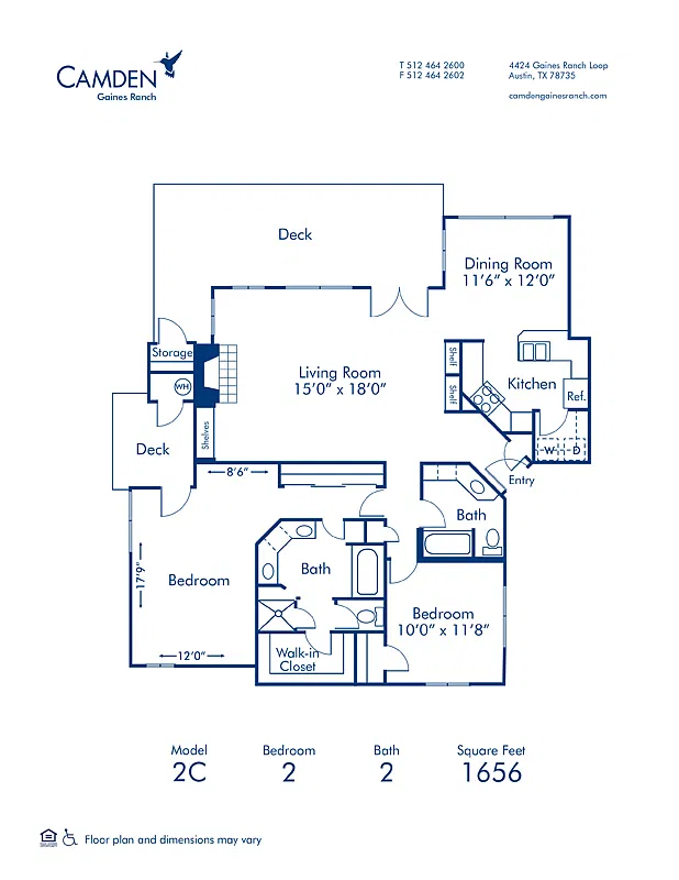 Floor plan 2C