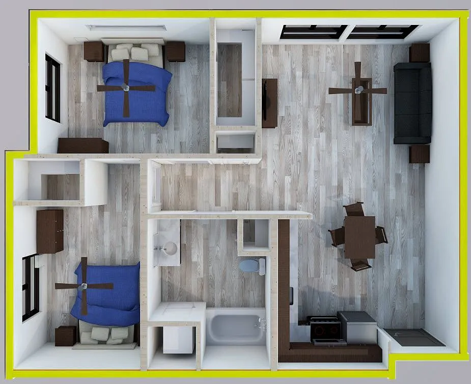 Floor plan Pacific