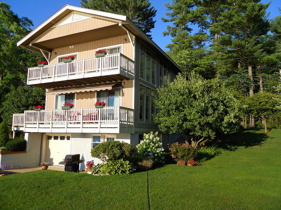 Back of house overlooking river