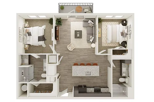 Floor plan B3