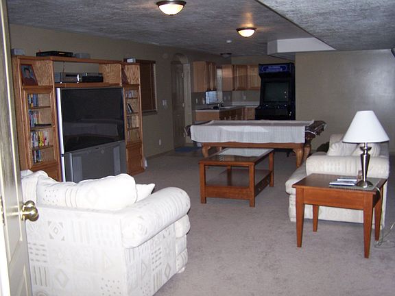 basement apartment/living room