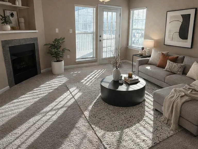 Spacious and inviting living area with an open-concept layout