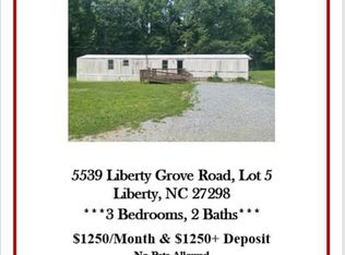 5539 Liberty Grove Rd, Liberty, NC 27298