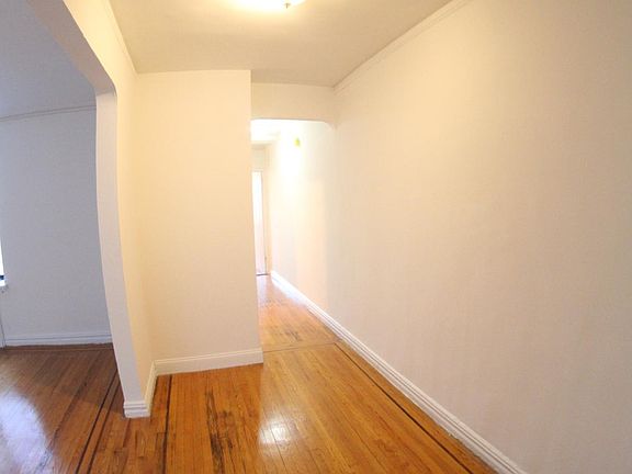 Entrance with a closet to the right.