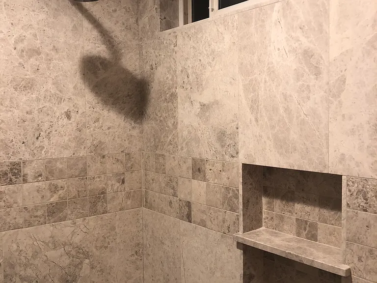Master shower