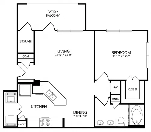 Floor plan A2P