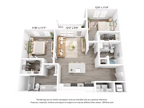 Floor plan B1 Live Local