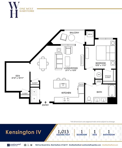 Floor plan Kensington IV