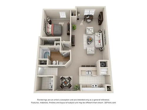 Floor plan Hampton Renovated