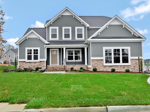 Townsend III Exterior - Farmhouse Elevation Gray