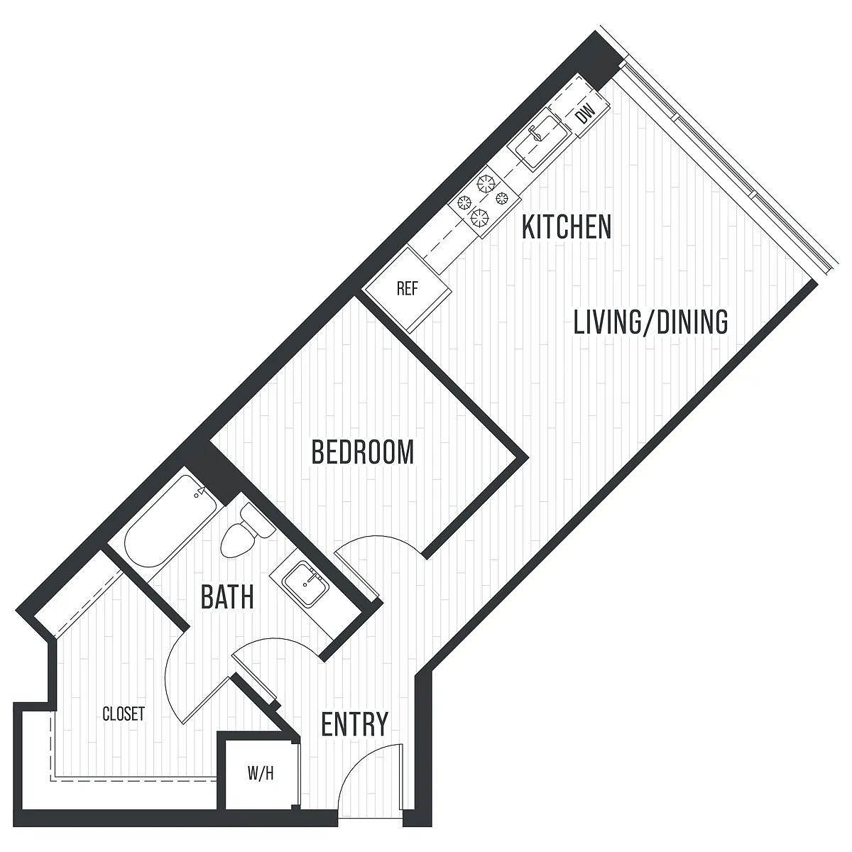 Floor plan Plan 1H