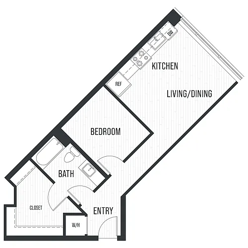 Floor plan Plan 1H