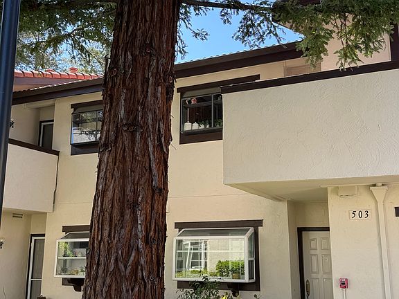 Bottom Unit 503. Shade from nearby trees.