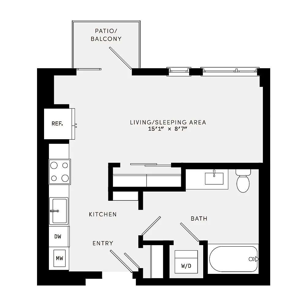 Floor plan S1 ANSI