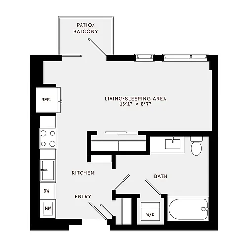 Floor plan S1 ANSI