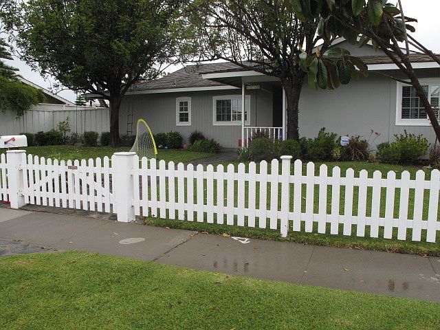 gated front and back yards