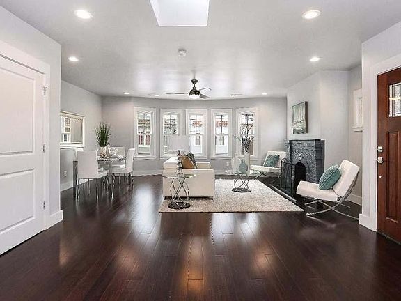 Shared dining and living room.
