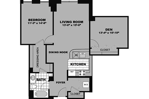 Floor plan Bristol (Plus Den)