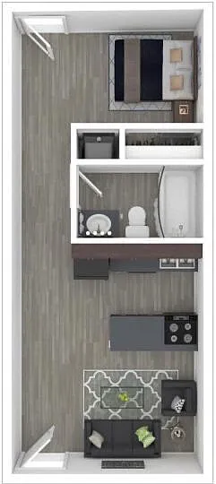 Floor plan Studio
