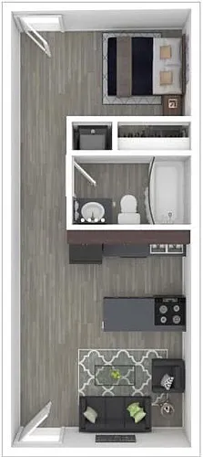 Floor plan Studio