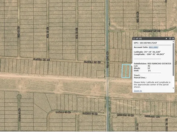 2 Lots Joyce Rd NE, Rio Rancho, NM 87144