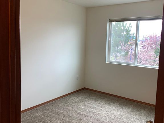 Spare bedroom with full closet